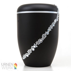 Prinzessin Urne mit Strass für Glitzerliebhaberinnen