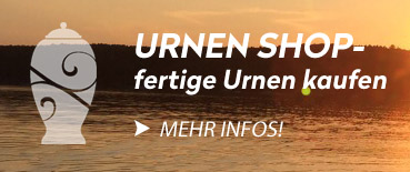 Urnenwerk Shop: Fertige Urne mit tollen Designs aussuchen und in 2-3 Tagen erhalten. Einfach-schnell-individuell&persönlich!