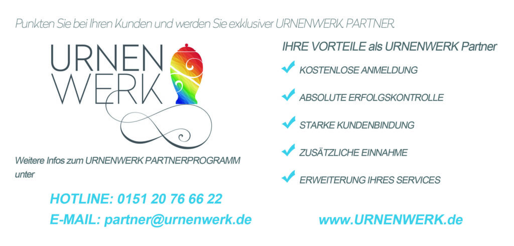 Deine Vorteile, wenn du Partner vom Urnenwerk wirst