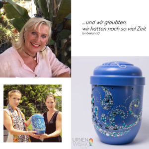 Urne von Sabine Zimmermann BR Moderatorin - Strassmotiv